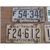 Image 2 : (4) 1950's Sask license plates (farm)