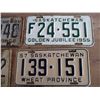 Image 3 : (4) 1950's Sask license plates (farm)