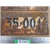 Image 3 : (2) 1937 Sask license plates - matching pair