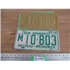Image 1 : 1978 New Brunswick (M) license plate - near mint