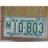 Image 2 : 1978 New Brunswick (M) license plate - near mint