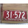 Image 3 : (3) 1934, 34, 38 Sask license plates