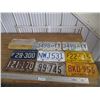 Image 1 : (8) license plates - 1948-1976, BC, Manitoba, Saskatchewan