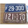 Image 2 : (8) license plates - 1948-1976, BC, Manitoba, Saskatchewan
