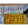 Image 5 : (8) license plates - 1948-1976, BC, Manitoba, Saskatchewan