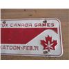 Image 3 : 1971 Canada Games Saskatoon plate