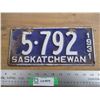 Image 1 : 1931 Sask license plate