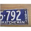 Image 3 : 1931 Sask license plate