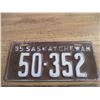 Image 2 : 1935 (matching pair) Sask license plates