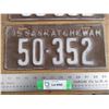 Image 3 : 1935 (matching pair) Sask license plates
