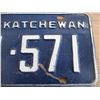 Image 4 : 1962 (matching pair) Sask license plates