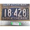 Image 3 : 1931 (matching pair) Sask license plates