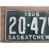 Image 2 : 1928 Sask license plate
