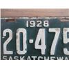 Image 4 : 1928 Sask license plate