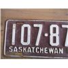 Image 2 : 1949 Sask license plate