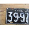 Image 2 : 1943 Sask license plate