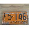 Image 2 : 1942 (matching pair) Sask license plates
