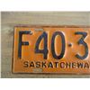 Image 2 : 1947 (farm) Sask license plate