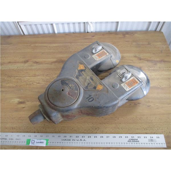 double head parking meter