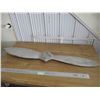 Image 1 : wood plane propeller - 48" long (bush plane windcharger)