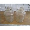 Image 1 : (2) Clear glass jugs (Bright's)