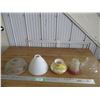 Image 1 : (5) Glass lamp shades