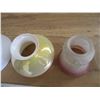 Image 4 : (5) Glass lamp shades