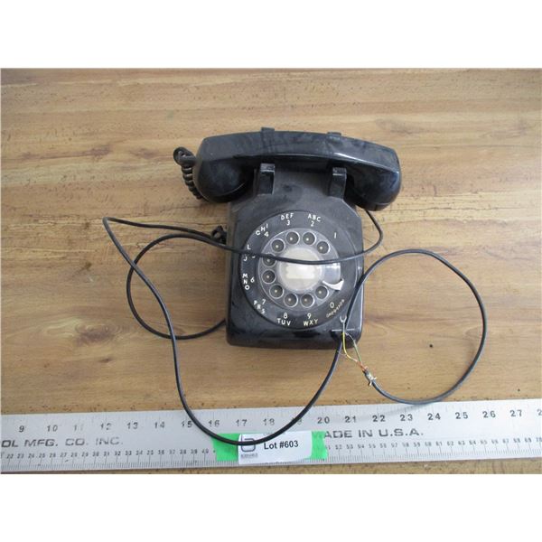bakelite rotary telephone