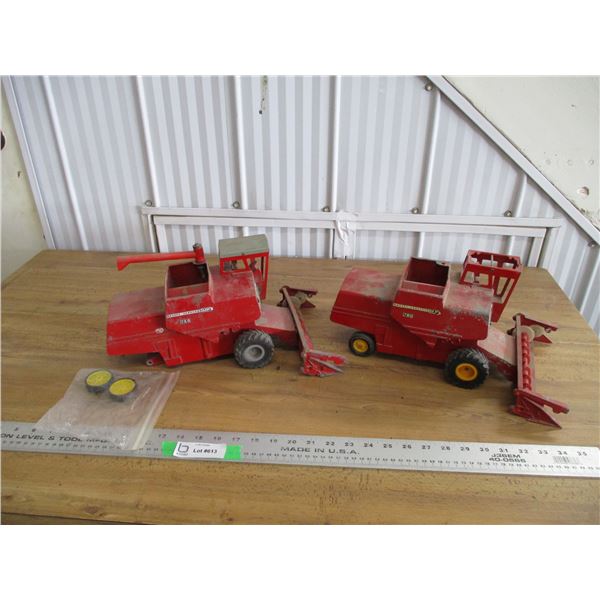 (2) Massey Ferguson 760 combines