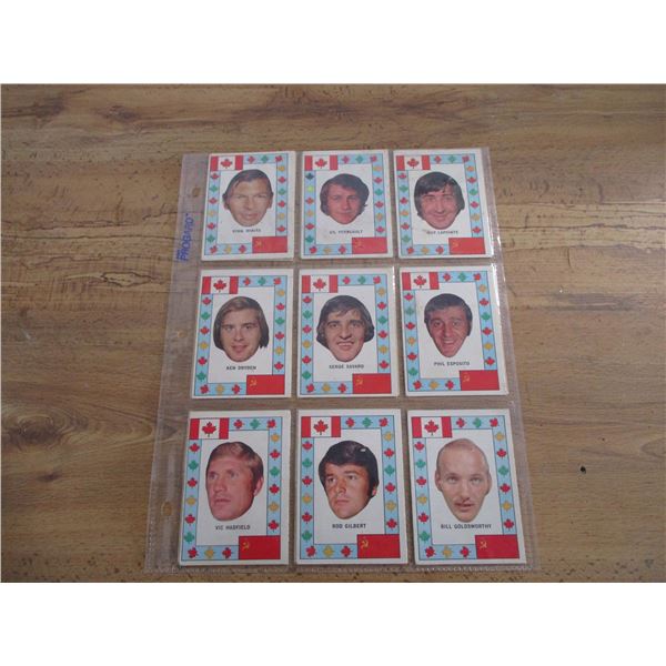 (17) OPC Canada/Russia hockey cards
