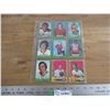 Image 1 : (9) 1973-74 OPC hockey cards