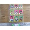 Image 1 : (9) 1972-73 OPC hockey cards