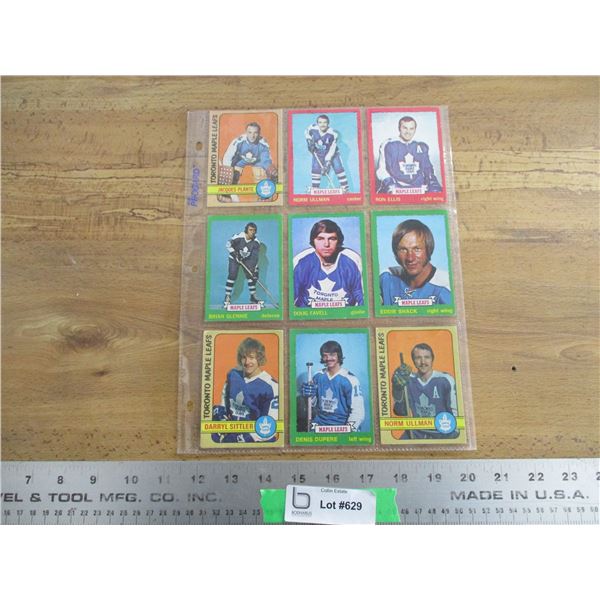 (9) 1970's OPC hockey cards - Toronto