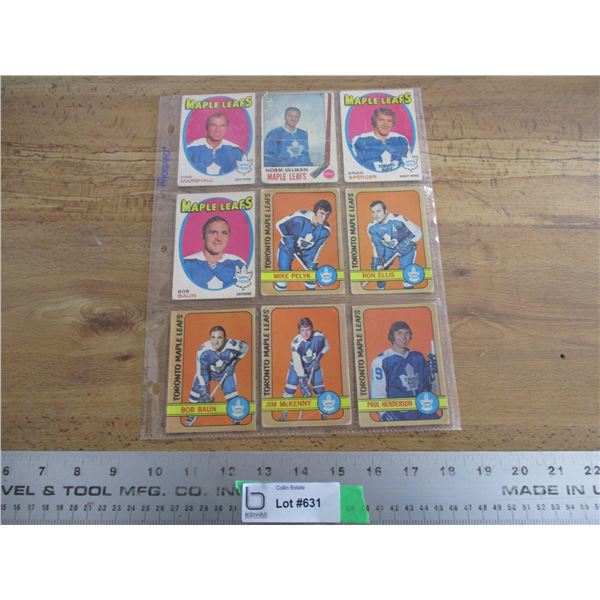 (9) 1970's OPC hockey cards - Toronto