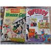 Image 5 : (10) 12c comics - Wonder Woman, Detective Batman, Superboy, Porky Pig, etc