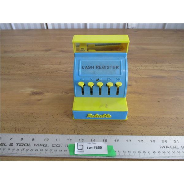 Reliable cash register plastic toy