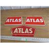 Image 1 : (3) Metal Atlas tire rack signs