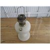 Image 6 : milkglass lamp with chimney