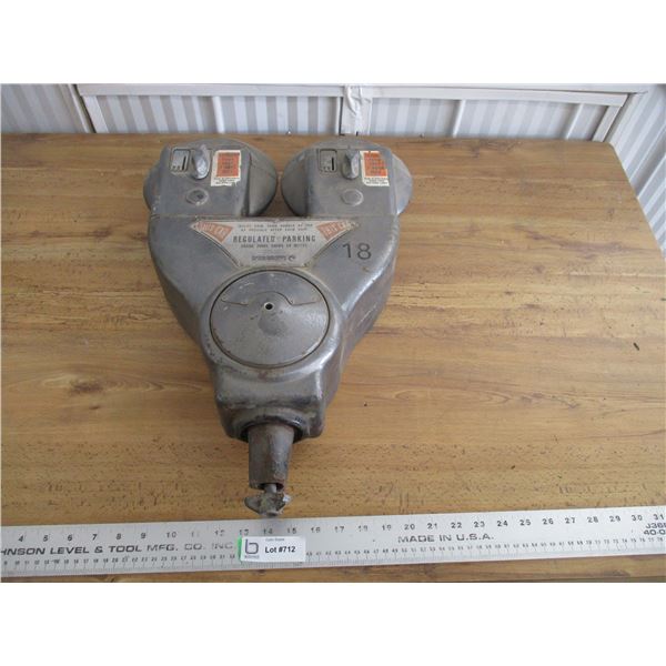 double head park meter