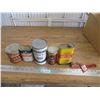 Image 1 : oil tins, household tins, tobacco tins