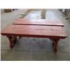 Image 2 : 2X THE BID PRICE - wooden benches 48" long