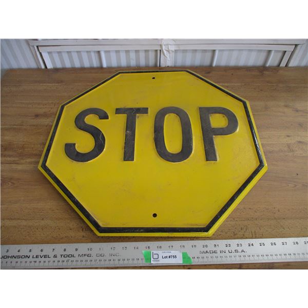 Stop sign 24x24 metal