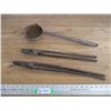Image 1 : (3) Blacksmith tools, dipper