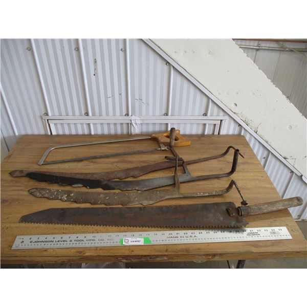 Hand Tools, hay knife, meat saw