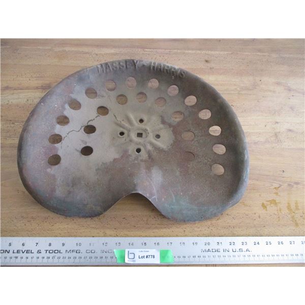 massey harris tin seat