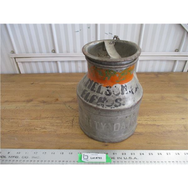 Purity dairy cream can - 1 gallon