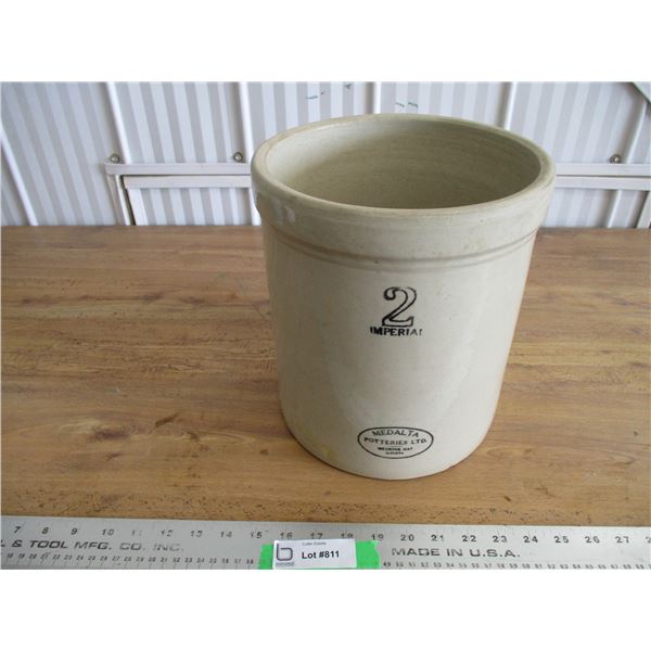 No 2 stoneware crock