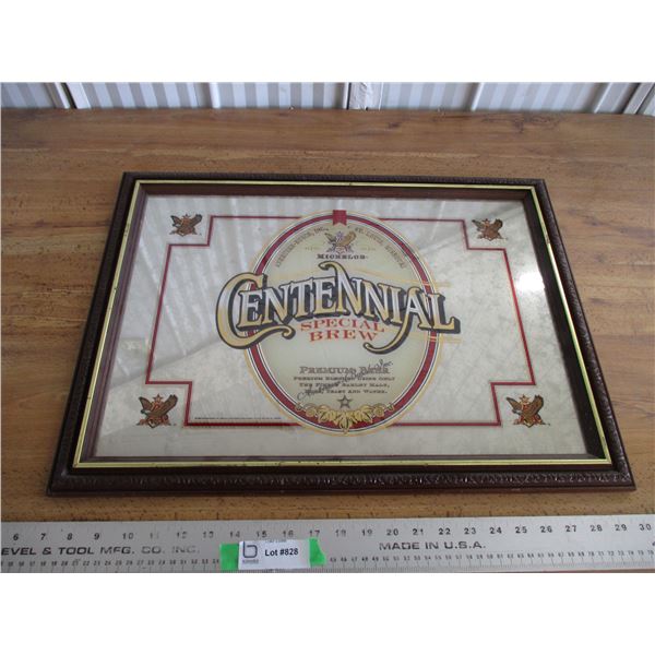 Centennial special brew mirrored picture 23x17