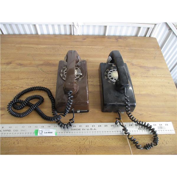 (2) telephones