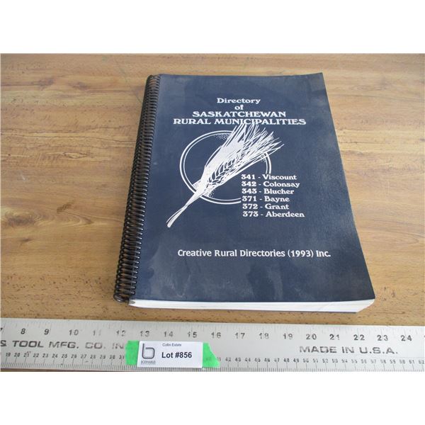 directory, Sask, Rural directories 1993